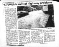 Growth is root of highway problems