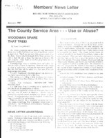 Members' News Letter: The County Service Area--Use or Abuse?