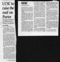 UCSC to raise the roof on Porter