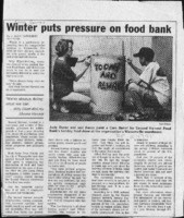 Winter puts pressure on food bank