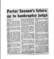 Porter Sesnon's future up to bankruptcy judge