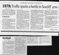 1978:Traffic sparks a battle in Seacliff area