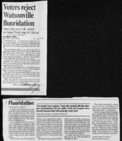 Voters reject Watsonville fluoridation