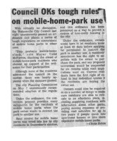 Council OKs tough rules on mobile-home-park use