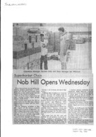 Nob Hill Opens Wednesday