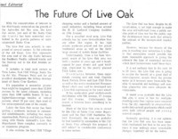 The Future of Live Oak