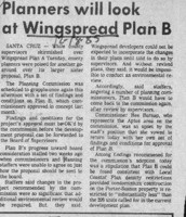 Planners will look at Wingspread Plan B