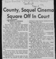 County, Soquel Cinema Square Off in Court