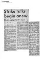 Strike talks begin anew