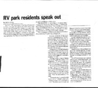 RV park residents speak out