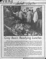 Grey Bears Readying Lunches