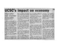 UCSC's impact on economy