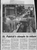 St. Patrick's steeple to return