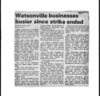 Watsonville businesses busier since strike ended