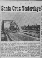 Santa Cruz Yesterdays: Water Street Bridge in early '90's