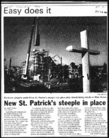 New St. Patrick's steeple in place