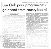 Live Oak park program gets go-ahead from county board