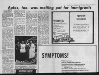 Aptos, too, was melting pot for immigrant