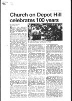 Church on Depot Hill celebrates 100 years