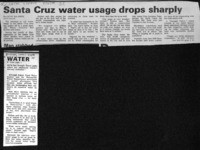 Santa Cruz water usage drops sharply