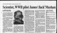 Scientist, WWII pilot James 'Jack' Meehan