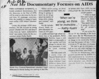 Not Me documentary focuses on AIDS