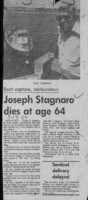 Joseph Stagnaro dies at age 64: Boat captain, restaurateur