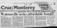 Watsonville seeks affordable homes