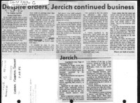 Despite orders, Jercich continued business