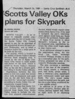 Scotts Valley OKs plans for Skypark