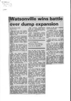 Watsonville wins battle over dump expansion