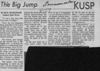 The big jump--KUSP