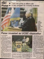 Pister invested as UCSC chancellor