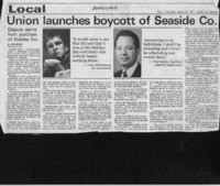 Union launches boycott of Seaside Co