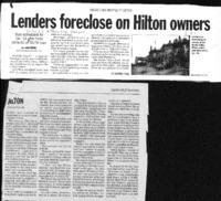 Lenders foreclose on Hilton owners