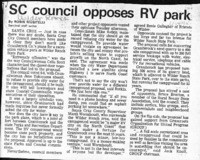 SC council opposes RV park