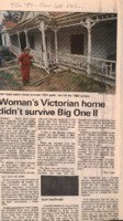 Woman's Victorian home didn't survive Big One II