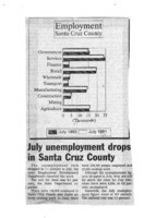 July unemployment drops in Santa Cruz County