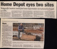 Home Depot eyes two sites