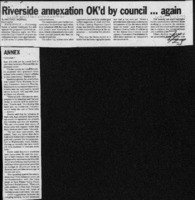 Riverside annexation OK'd by council ... again