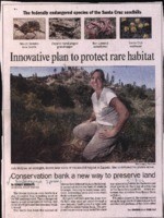 Innovative plan to protect rare habitat