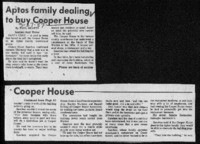 Aptos family dealing to buy Cooper House