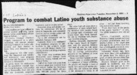 Program to combat Latino youth substance abuse