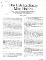 The Extraordinary Miss Hollins