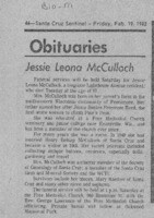 Jessie Leona McCulloch