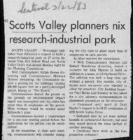 Scotts Valley planners nix research-industrial park