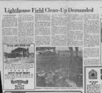 Lighthouse Field Clean-Up Demanded