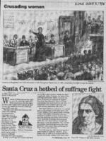 Santa Cruz a hotbed of suffrage fight