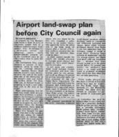 Airport land-swap plan before City Council again