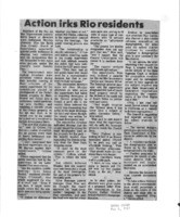 Action irks Rio residents